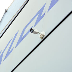 Das Bild zeigt eine Außenvideoüberwachung unseres Kunden Klaas Kranbau.